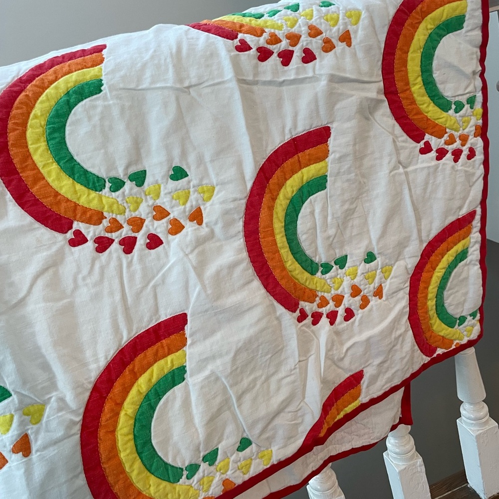 Colorful Rainbow Quilt